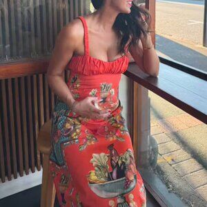Alemais Rocco Midi Dress in Cotton